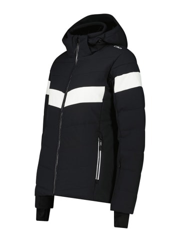CMP Kurtka narciarska w kolorze czarno-białym