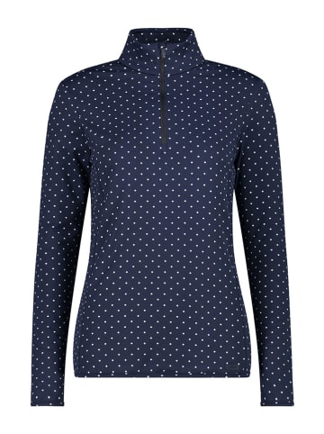 CMP Functionele longsleeve donkerblauw/wit