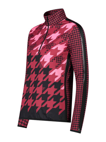 CMP Functionele longsleeve roze/zwart