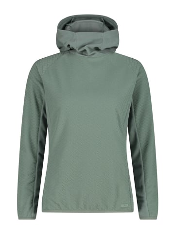 CMP Bluza polarowa w kolorze zielonym