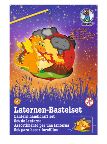 URSUS Laternen-Bastelset "Feuerdrache"