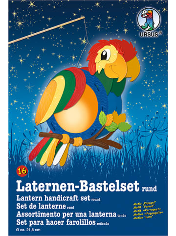 URSUS Laternen-Bastelset "Papagei" in Bunt