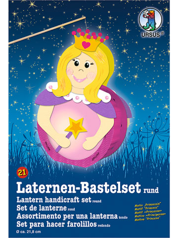 URSUS Laternen-Bastelset "Prinzessin" in Bunt