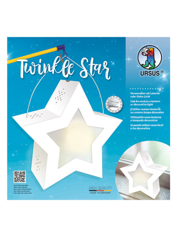 URSUS Laternen-Bastelset "Twinkle Star" in Weiß