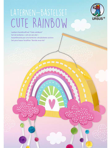 URSUS Laternen-Bastelset "Cute Rainbow" in Bunt