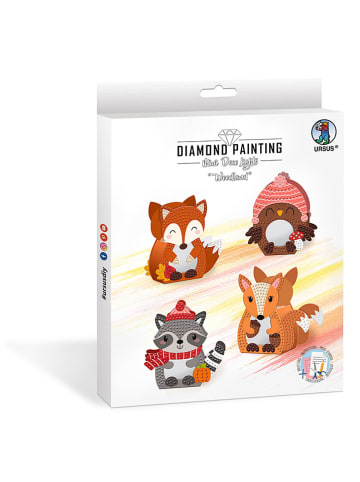URSUS Kreativset "Diamond Painting - Woodland" in Bunt