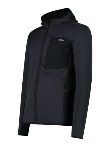 CMP Fleecejacke in Anthrazit/ Schwarz