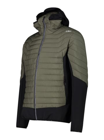 CMP Kurtka hybrydowa w kolorze oliwkowo-czarnym