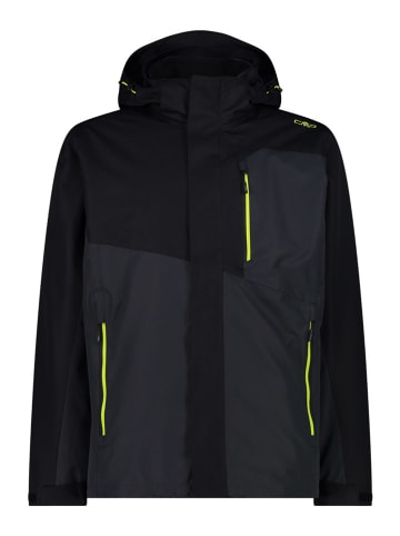 CMP 3-in-1 functionele jas zwart/antraciet