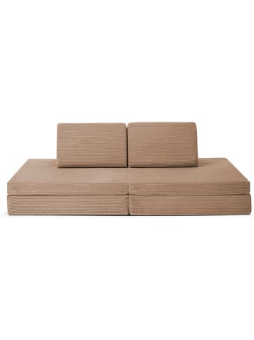 Funzy Spielsofa "Karamel" in Braun - (B)168 x (H)84 x (T)21 cm