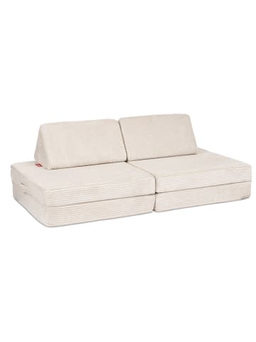 Funzy Spielsofa "Mini Funzy" in Creme - (B)130 x (H)65 x (T)21 cm