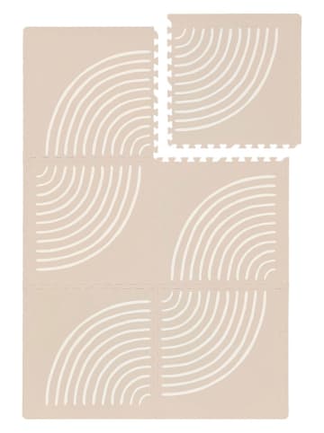 Funzy Spielmatte "Smiles" in Beige - ab 10 Monaten