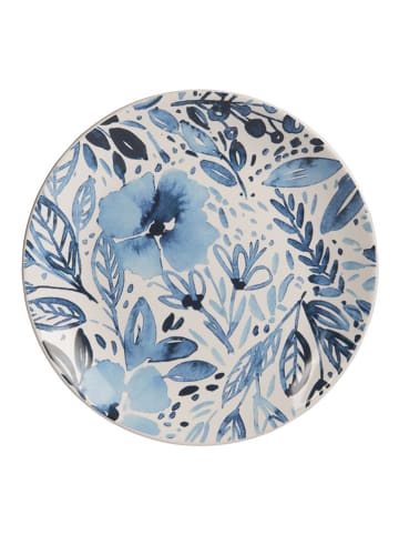 TABLE PASSION Ontbijtbord "Jardin" wit/blauw - Ø 21,5 cm