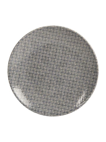 TABLE PASSION Frühstücksteller ''Japan'' in Blau/ Beige - Ø 21 cm