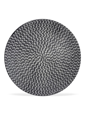 TABLE PASSION Ontbijtbord "Patio" zwart/wit - Ø 21 cm