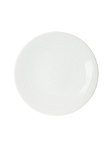 TABLE PASSION 6er-Set: Speiseteller ''Fiory'' in Weiß - Ø 27 cm