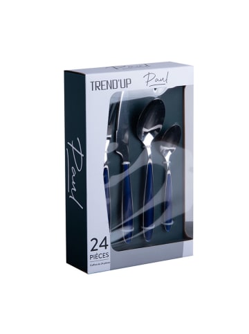 TABLE PASSION 24-delige bestekset "Paul" blauw