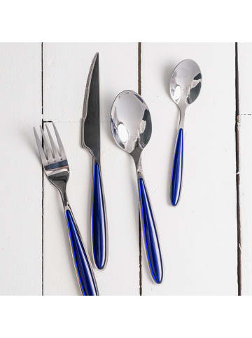 TABLE PASSION 24-delige bestekset "Paul" blauw