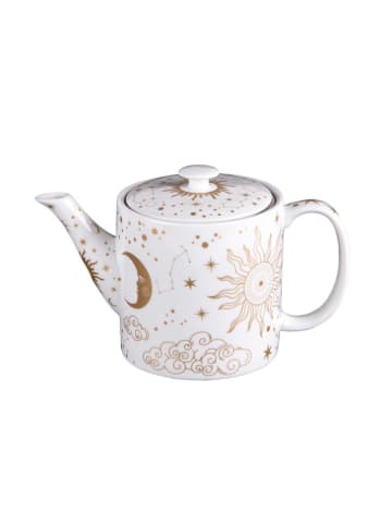 TABLE PASSION Theepot "Celeste" wit/goudkleurig - 700 ml