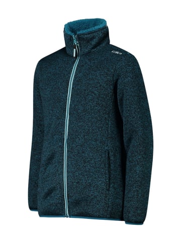 CMP Kurtka polarowa w kolorze turkusowym