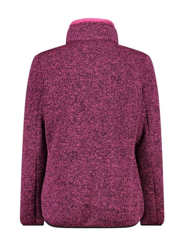 CMP Fleecejacke in Pink/ Schwarz