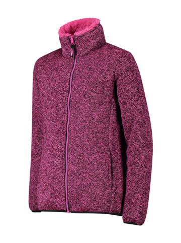 CMP Fleecejacke in Pink/ Schwarz