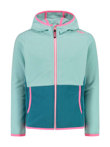 CMP Kurtka polarowa w kolorze turkusowym