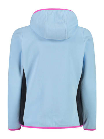 CMP Kurtka polarowa w kolorze błękitno-czarnym