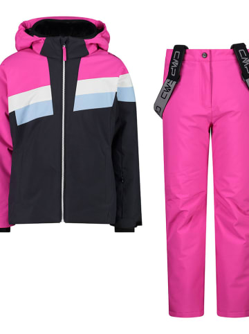 CMP 2-delige ski-/snowboardoutfit roze/zwart