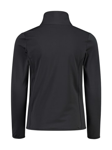 CMP Fleecepullover in Orange/ Schwarz