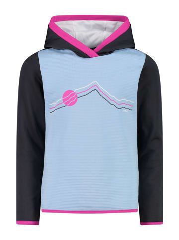 CMP Functionele hoodie lichtblauw/zwart