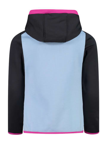 CMP Bluza funkcyjna w kolorze błękitno-czarnym