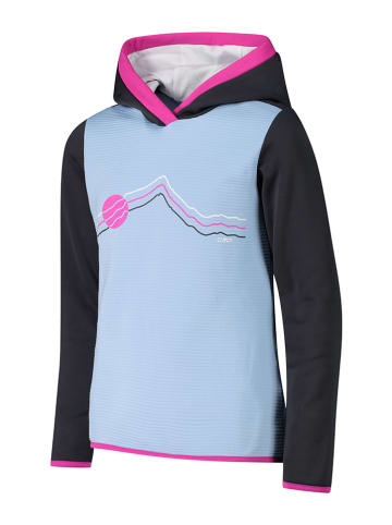 CMP Functionele hoodie lichtblauw/zwart
