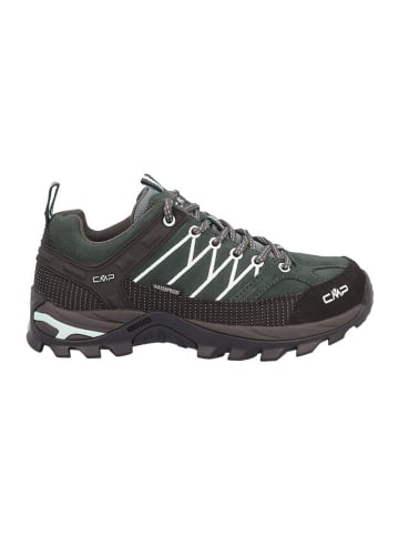 CMP Leder-Trekkingschuhe "Rigel" in Schwarz/ Grün