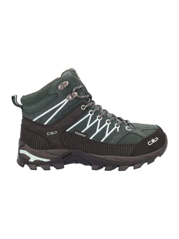 CMP Leder-Trekkingschuhe "Rigel" in Grün/ Schwarz