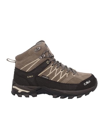 CMP Leder-Trekkingschuhe "Rigel" in Hellbraun/ Schwarz
