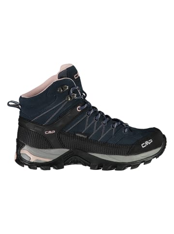 CMP Leder-Trekkingboots "Rigel" in Dunkelblau/ Schwarz