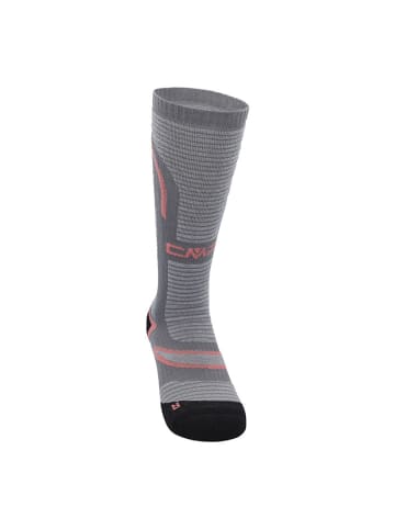CMP Ski-/ Snowboardsocken in Grau/ Rosa
