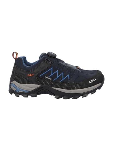 CMP Leren trekkingschoenen "Rigel" zwart/donkerblauw
