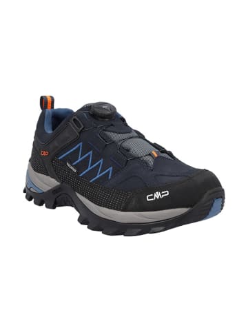 CMP Leren trekkingschoenen "Rigel" zwart/donkerblauw