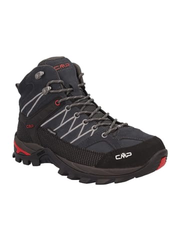 CMP Leren trekkingschoenen "Rigel" zwart/donkerblauw