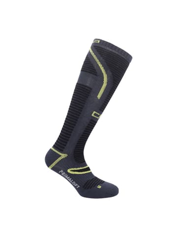 CMP Ski-/ Snowboardsocken in Schwarz/ Dunkelblau/ Gelb