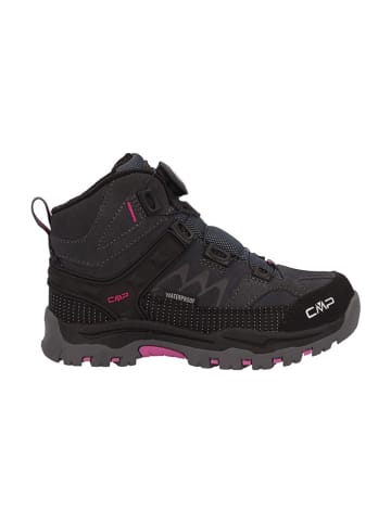 CMP Leder-Trekkingschuhe "Kiruna" in Schwarz/ Pink