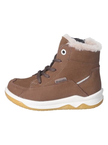 Ricosta Leder-Winterboots "Leano" in Hellbraun