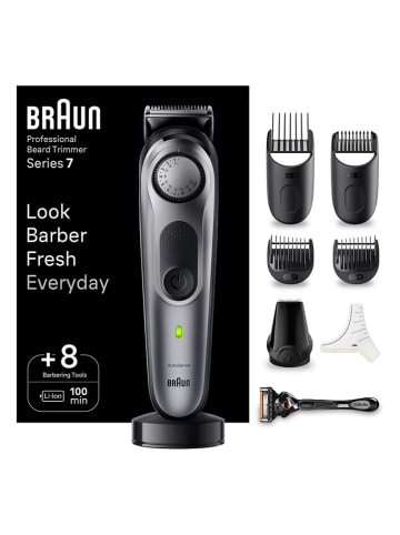 Braun Baardtrimmer "Series 7 - BT7420" zilverkleurig