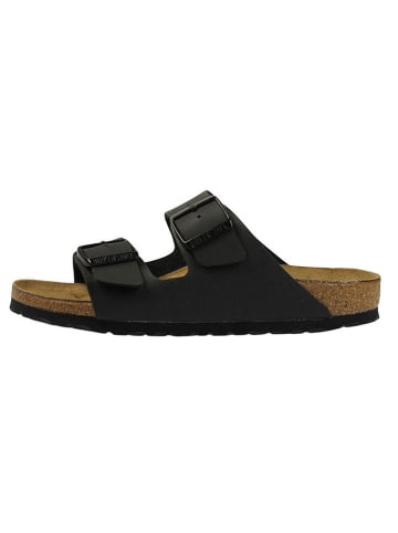 Birkenstock Pantoletten "Arizona" in Schwarz - Weite S