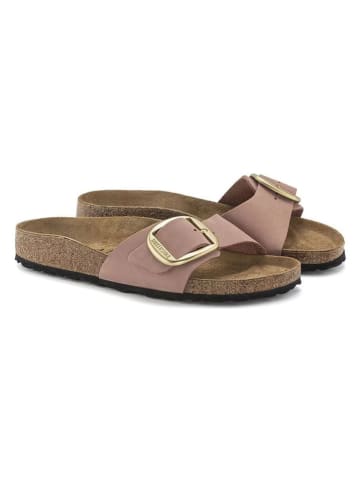 Birkenstock Leder-Pantoletten "Madrid" in Rosa