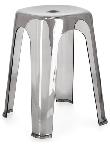 Bizzotto Hocker "Sonny" w kolorze szarym - wys. 46,5 x Ø 34,5 cm