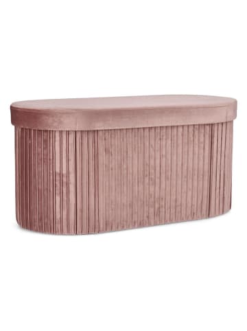 Bizzotto Opbergkruk "Jocelyn" lichtroze - (B)76 x (H)38 x (D)38 cm