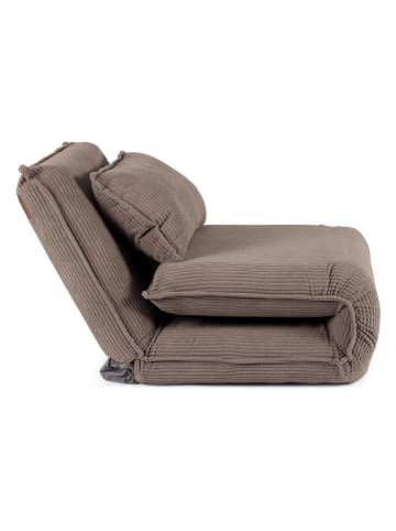 Bizzotto Fauteuil "Jayden" bruin - (B)83 x (H)70 x (D)85 cm